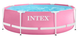 Бассейн Intex Pink Metal Frame (28290) 