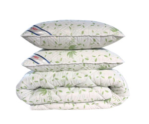Set de vară Plapuma + 2 perne Somnart Aloe Vera 200 x 220 cm 