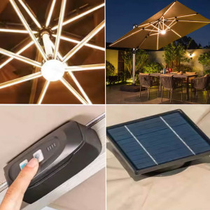 Umbrelă Elpatio Patio LED 
