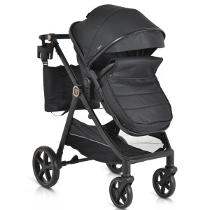 Cărucior 2 în 1 transformabil Moni Tokyo Black