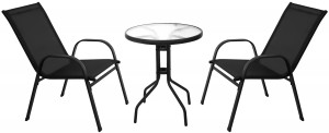 Set de mobilier pentru grădină Gardlov 27568 Black