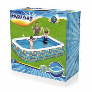 Бассейн Bestway Счастливая Флора Blue