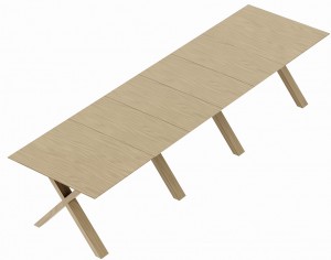 Masă extensibilă DP Madrid Natural