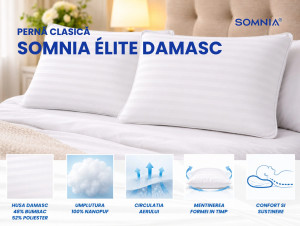 Pernă Somnia Elite Damasc 50 x 70 cm 