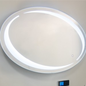 Oglindă cu iluminare LED Brimine Modern Lighted Wall Mirror 70x50 cm 