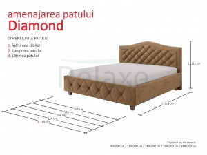 Кровать Diamond 140 x 200 см 