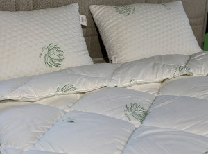 Set Plapuma + 1 pernă Welpy Aloe Vera 145 x 210 cm 