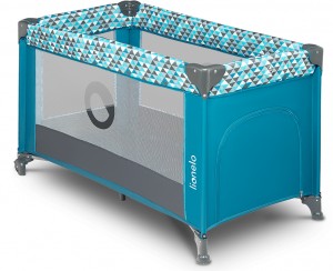 Pătuc pliabil 2 în 1 Lionelo Stefi Turquoise