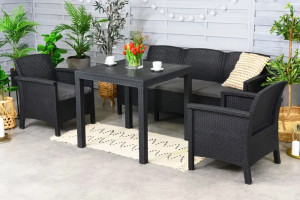 Стол для дачи Bica Dallas Graphite