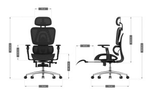 Fotoliu de birou Expert 7.9 Black