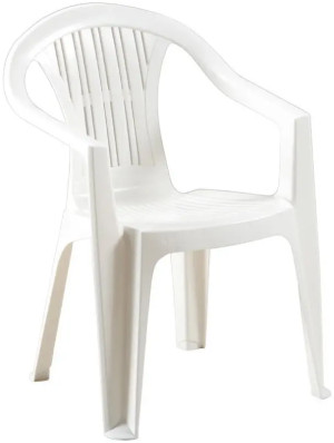 Scaun pentru casă de vară Bica Ratak White