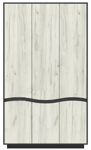 Спальный гарнитур Yasen Женева (Серый Графит/Дуб Крафт Белый) 160 x 200 см 