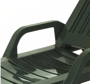 Șezlong Bica Zanzibar Green