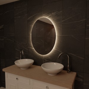 Oglindă cu iluminare LED Svendsen Lighted Mirror 70x50 cm 