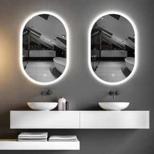 Oglindă cu iluminare LED Abbaman Lighted Mirror 100x60 cm 
