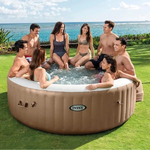 Джакузи Intex Sahara Tan Round Bubble Spa 