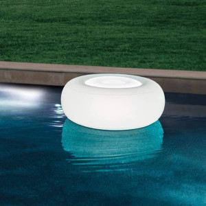 Puf gonflabil cu lumină LED 86х33 cm Intex (68697) 