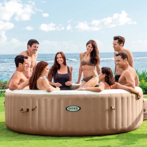 Джакузи Intex Sahara Tan Round Bubble Spa 