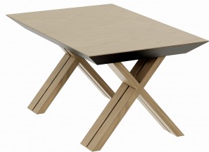 Masă extensibilă DP Madrid Natural