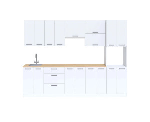Готовая кухня Fabrik Home Bergamo 3.0 м 