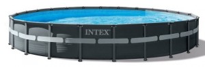 Piscină Intex Ultra XTR Frame, cadru metalic 732×132 cm 