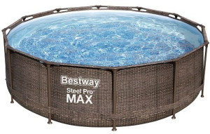 Бассейн Bestway Steel Pro Max Rotang (56709BW) 366 x 100cm 