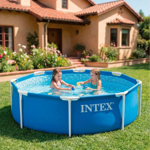 Piscină Intex Blue Metal Frame 