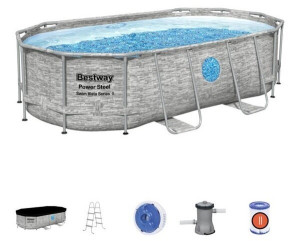 Piscină Bestway Steel Pro Max Oval (56716BW) 549 x 274 x 132cm 