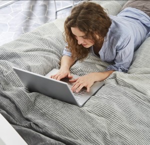 Cuvertura Blanket Egersund 220x260 cm Grey/White