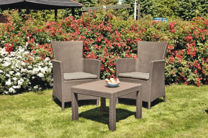 Set de mobilier pentru grădină Keter Rosario Balcony Set Cappuccino