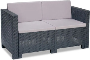 Set de mobilier pentru grădină Bica Colorado 2 Graphite