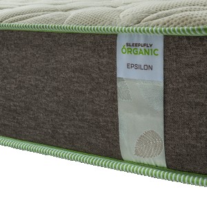 Матрас с независимыми пружинами Sleep&Fly Organic Epsilon 120 x 200 см 