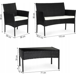 Set de mobilier pentru grădină FunFit Garden 