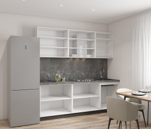Bucătărie modulară Relaxe Compact Grey 2.2 m 