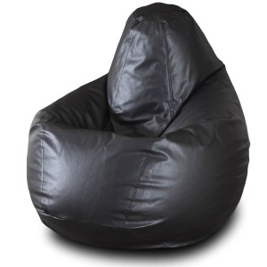 Fotoliu sac Bean Bag Pară Eco Max XXL Black