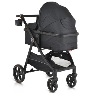 Cărucior 2 în 1 transformabil Moni Tokyo Black