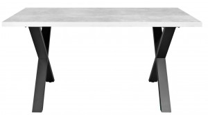 Кухонный стол DP X-Ben 150x80x75 см Бетон/Black