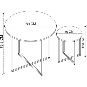 Набор садовой мебели Bofigo 34-01-02 Pine