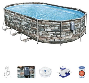 Бассейн Bestway Steel Pro Max Oval (56719BW) 610 х 366 х 122cm 