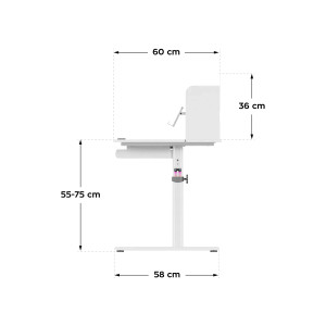 Детский стол Study 5.0 Grey
