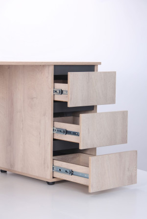 Прямой компьютерный стол AMF Pluto ST 138 x 60 x 75 cm 