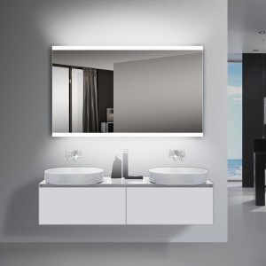 Oglindă cu iluminare LED Allysha Lighted Wall Mirror 90x90 cm 