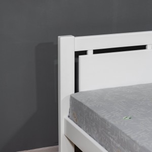 Деревянная кровать MobiCasa L 210 120 x 200 см White