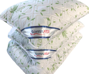 Set de vară Plapuma + 2 perne Somnart Aloe Vera 200 x 220 cm 