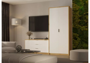 Comoda MatroLuxe Aura №2 Oak Craft Gold