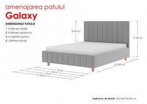 Кровать Galaxy 140 x 200 см 