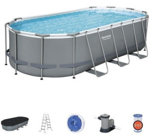 Piscină Bestway Steel Pro Max Oval 56710BW 