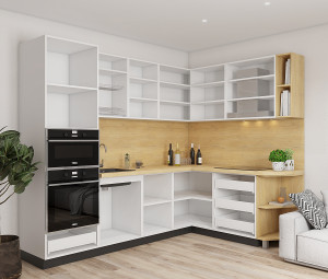 Модульная кухня Relaxe Corner Scandinav 2.6x1.8 м 