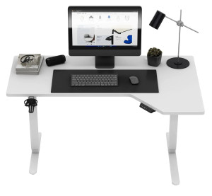 Masă gaming Leader 9.1 White