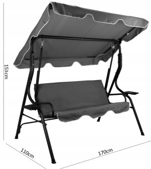 Leagăn de grădină GardenLine KRE5422 Grey